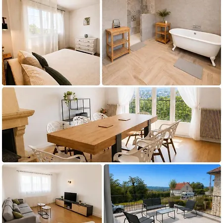 Villa House For 8 People - 4 Bedrooms - - Parking